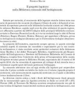 Il progetto legature nella Biblioteca comunale dell'Archiginnasio