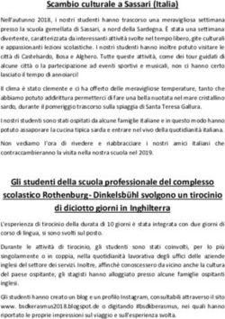 Scambio culturale a Sassari (Italia)