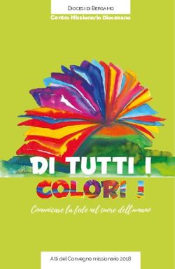 Di tutti i colori ! Comunicare la fede nel cuore dell'umano - Centro Missionario Diocesano - Centro Missionario ...