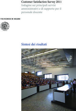 Sintesi dei risultati - Customer Satisfaction Survey 2011 Indagine sui principali servizi amministrativi e di supporto per il personale docente
