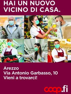 HAI UN NUOVO VICINO DI CASA - Arezzo Via Antonio Garbasso, 10 Vieni a trovarci! - Unicoop Firenze