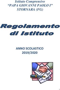 ANNO SCOLASTICO 2019/2020 - "PAPA GIOVANNI PAOLO I" STORNARA (FG) Istituto Comprensivo