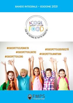 BANDO INTEGRALE - EDIZIONE 2021 - scoolfood