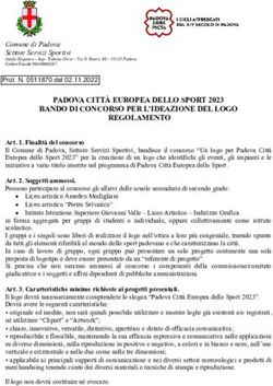 PADOVA CITT&Agrave; EUROPEA DELLO SPORT 2023 BANDO DI CONCORSO PER L'IDEAZIONE DEL LOGO REGOLAMENTO