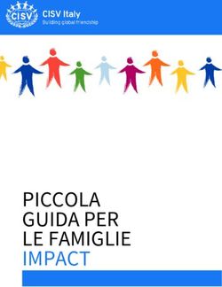 PICCOLA GUIDA PER LE FAMIGLIE IMPACT 2023