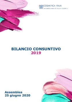 BILANCIO CONSUNTIVO 2019 - Assemblea 25 giugno 2020 - Cosmetica Italia