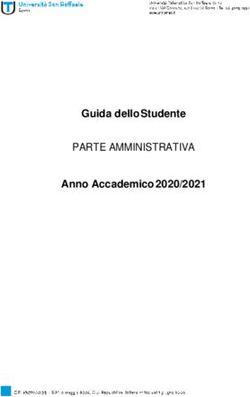 PARTE AMMINISTRATIVA Guida dello Studente Anno Accademico 2020/2021