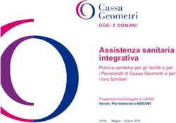Assistenza sanitaria integrativa - Polizza sanitaria per gli Iscritti e per i Pensionati di Cassa Geometri e per i loro familiari - Collegio ...