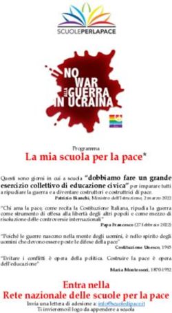 La mia scuola per la pace* - Perlapace