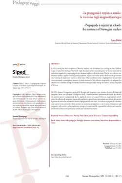 Pedagogia oggi - Pensa MultiMedia Editore