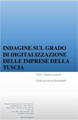 INDAGINE SUL GRADO DI DIGITALIZZAZIONE DELLE IMPRESE DELLA TUSCIA