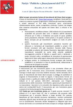 Notizie "Politiche e finanziamenti dell'UE" - Regione ...