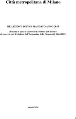 Città metropolitana di Milano - RELAZIONE DI FINE MANDATO ANNO 2015 - Città ...