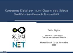 Competenze Digitali per i nuovi Cittadini della Scienza - World Caf&egrave; - Notte Europea dei Ricercatori 2020 Guido Righini Montelibretti, 23-25 ...