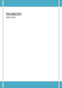 INGRESSI ANNO 2020 - Municipium