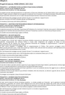 Allegato A Progetti di tutorato, FONDI ATENEO_ 2021-2022