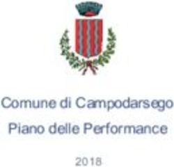 Comune di Campodarsego Piano delle Performance 2018