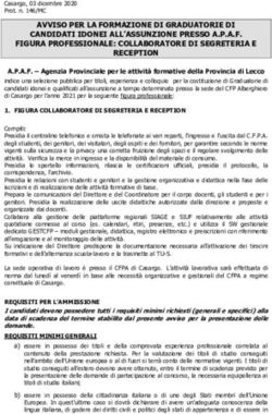 AVVISO PER LA FORMAZIONE DI GRADUATORIE DI CANDIDATI IDONEI ALL'ASSUNZIONE PRESSO A.P.A.F. FIGURA PROFESSIONALE: COLLABORATORE DI SEGRETERIA E ...