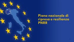 Piano Nazionale Di Ripresa E Resilienza - PNRR