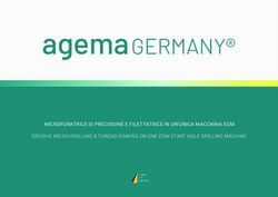 Agema GERMANY - MICROFORATRICE DI PRECISIONE E FILETTATRICE IN UN'UNICA MACCHINA EDM - AGEMA Germany GmbH