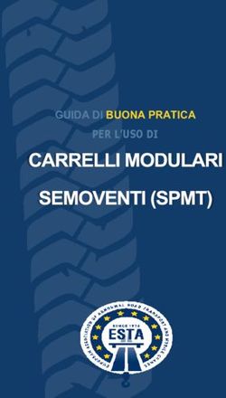 PER L'USO DI GUIDA DI BUONA PRATICA - ESTA Europe