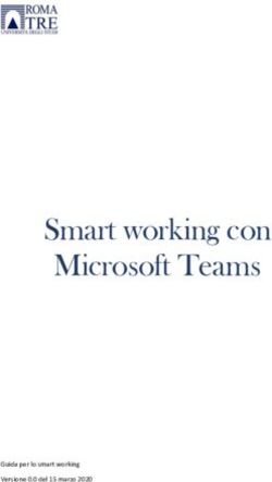 Smart working con Microsoft Teams