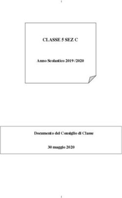 CLASSE 5 SEZ C Anno Scolastico 2019 /2020 - Documento del Consiglio di Classe 30 maggio 2020 - Liceo Classico "Maurolico"