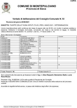 COMUNE DI MONTEPULCIANO - Provincia di Siena