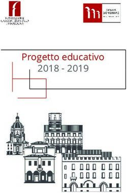 Progetto educativo 2018 2019 - Genus Bononiae