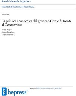 La politica economica del governo Conte di fronte al Coronavirus - Mario Pianta Matteo Lucchese Leopoldo Nascia