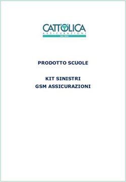 PRODOTTO SCUOLE KIT SINISTRI GSM ASSICURAZIONI - MCurie