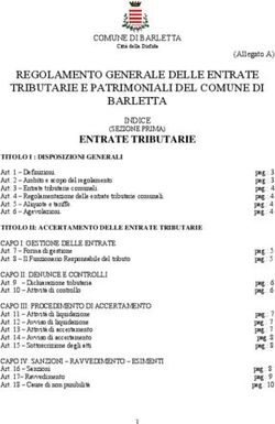 REGOLAMENTO GENERALE DELLE ENTRATE TRIBUTARIE E PATRIMONIALI DEL COMUNE DI BARLETTA