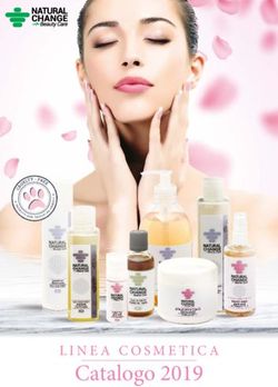 Catalogo 2019 LINEA COSMETICA - Natural Change - Cosmetics