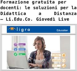 Formazione gratuita per docenti: le soluzioni per la Distanza