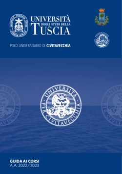 POLO UNIVERSITARIO DI CIVITAVECCHIA - GUIDA AI CORSI A.A. 2022 / 2023 - UNITUS