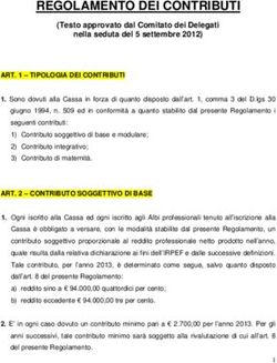 REGOLAMENTO DEI CONTRIBUTI - (Testo approvato dal Comitato dei Delegati nella seduta del 5 settembre 2012) - Ordine degli ...