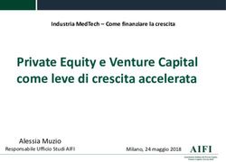 Private Equity e Venture Capital come leve di crescita accelerata - Alessia Muzio - Assobiomedica