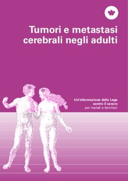 Tumori e metastasi cerebrali negli adulti - Un'informazione della Lega contro il cancro per malati e familiari - Lega contro ...