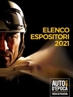 ELENCO ESPOSITORI 2021 - Auto e Moto d'Epoca