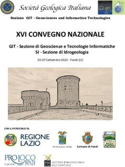 Societ&agrave; Geologica Italiana - XVI CONVEGNO NAZIONALE GIT - Sezione di Geoscienze e Tecnologie Informatiche - Ingenio