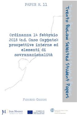 PAPER N. 11 Ordinanza 14 febbraio 2018 (c.d. Caso Cappato): prospettive interne ed elementi di sovranazionalità - FEDERICO CHESINI