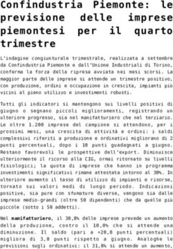 Confindustria Piemonte: le previsione delle imprese piemontesi per il quarto trimestre