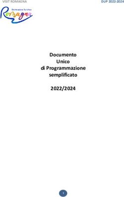 Documento Unico di Programmazione semplificato 2022/2024 - VISIT ROMAGNA