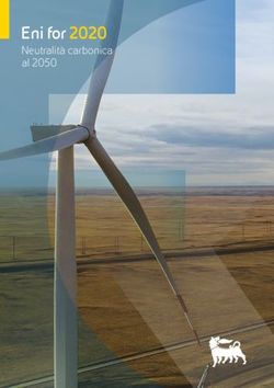 Eni for 2020 Neutralit&agrave; carbonica al 2050 - Neutralit&agrave; carbonica al 2050