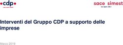 Interventi del Gruppo CDP a supporto delle imprese - Marzo 2019 - Eurosportello Veneto