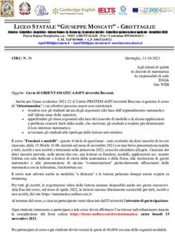 LICEO STATALE "GIUSEPPE MOSCATI" - GROTTAGLIE - Liceo Moscati