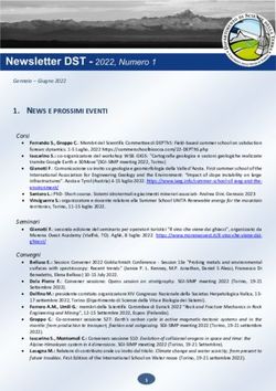 NEWS E PROSSIMI EVENTI - Gennaio - Giugno 2022 - dst.unito.it