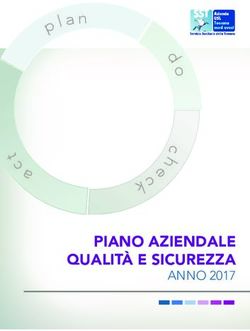 PIANO AZIENDALE QUALITÀ E SICUREZZA - ANNO 2017 k - Azienda Usl Toscana nord ovest