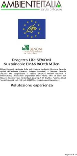 Progetto Life SENOMI Sustainable EMAS NOrth MIlan