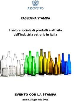 RASSEGNA STAMPA Il valore sociale di prodotti e attività dell'industria vetraria in Italia - Roma, 30 gennaio 2018 - Assovetro